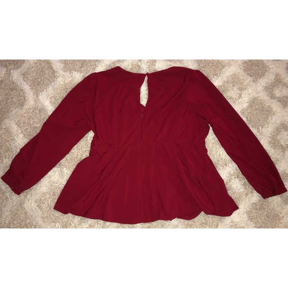 Torrid Sweetheart Neckline Peplum Blouse - Picture 9 of 14